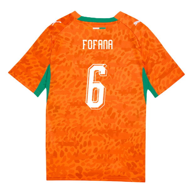 2026-2027 Ivory Coast Home Shirt (Kids) (Fofana 6)-SoccerKits Hub | Buy Soccer Jerseys Online